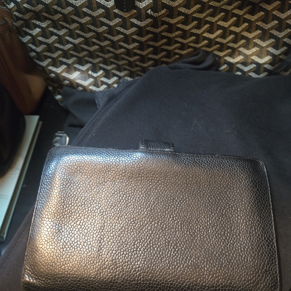 Chanel "Valentine Special" Black Leather Wallet - Picture 2 of 9